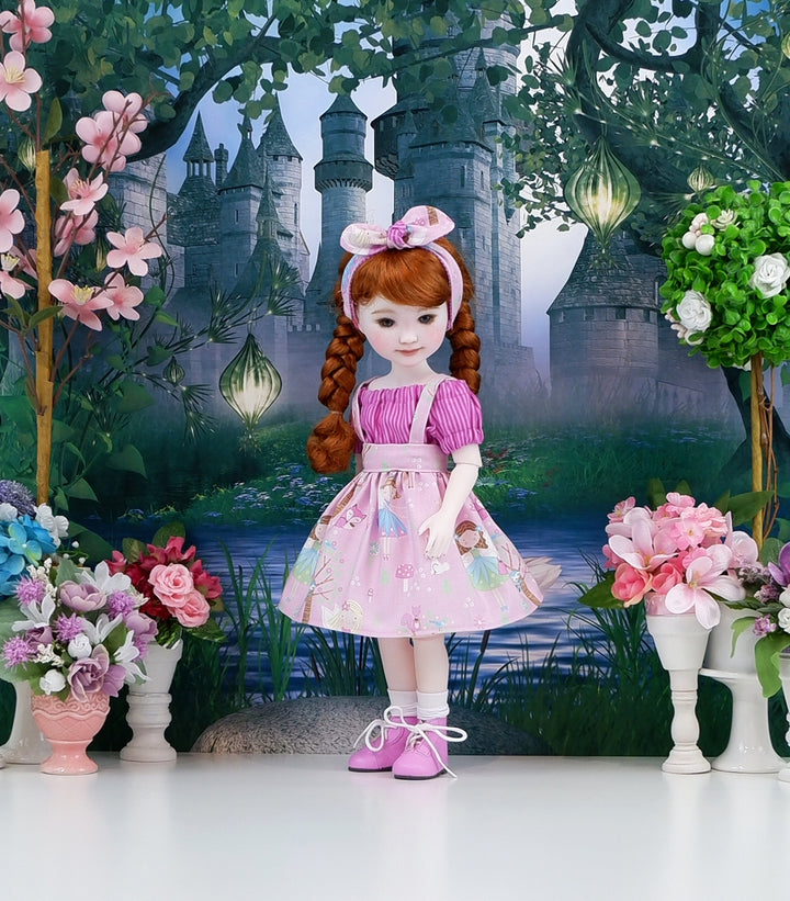 Fairy Forest - blouse & jumper with boots for Ruby Red Fashion Friends doll