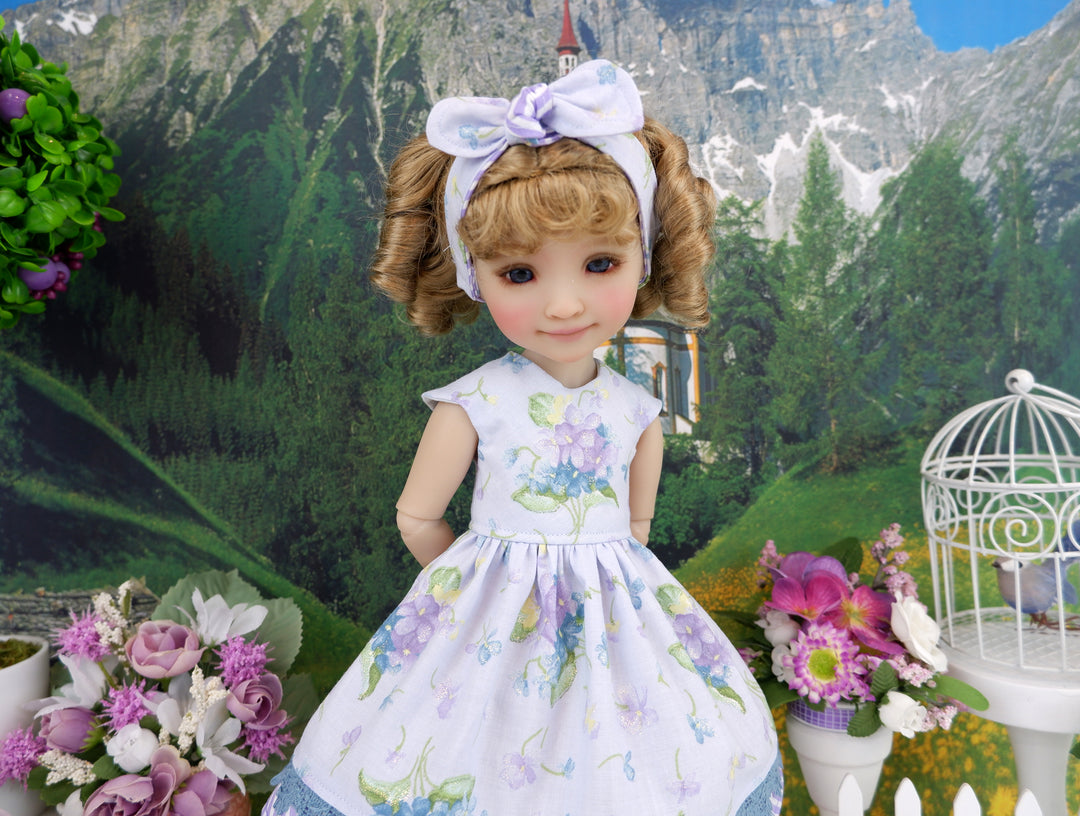 Fairy Violets - dress with shoes for Ruby Red Fashion Friends doll