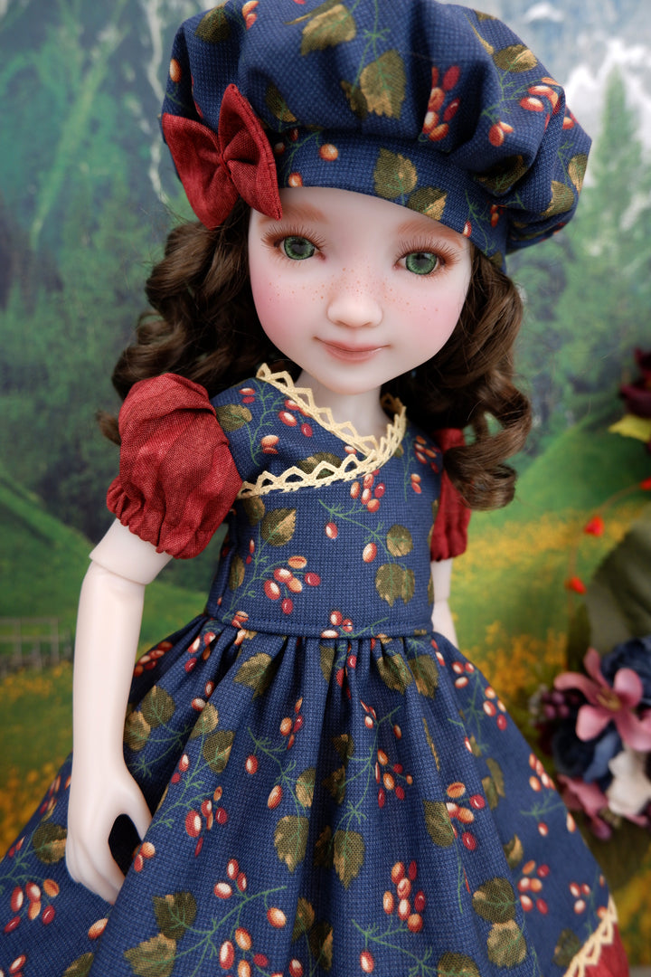 Fall Barberries - dress with shoes for Ruby Red Fashion Friends doll