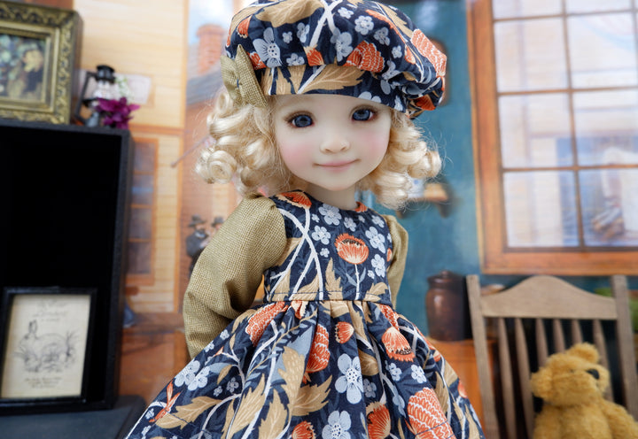 Fall Dahlia - dress with boots for Ruby Red Fashion Friends doll
