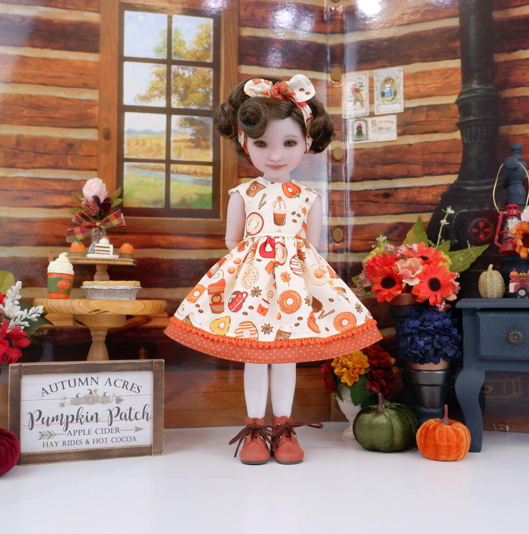 Fall Favorites - dress with boots for Ruby Red Fashion Friends doll