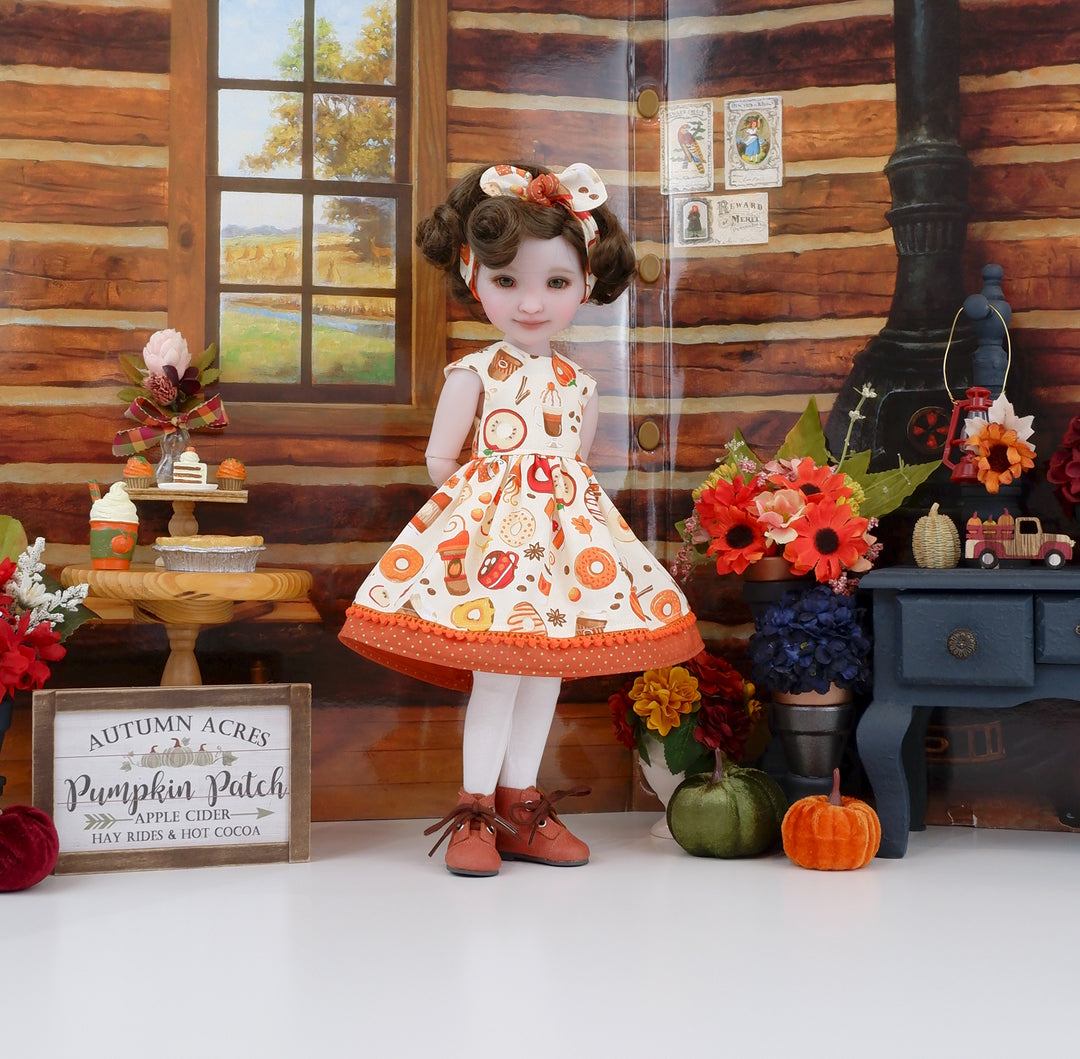 Fall Favorites - dress with boots for Ruby Red Fashion Friends doll
