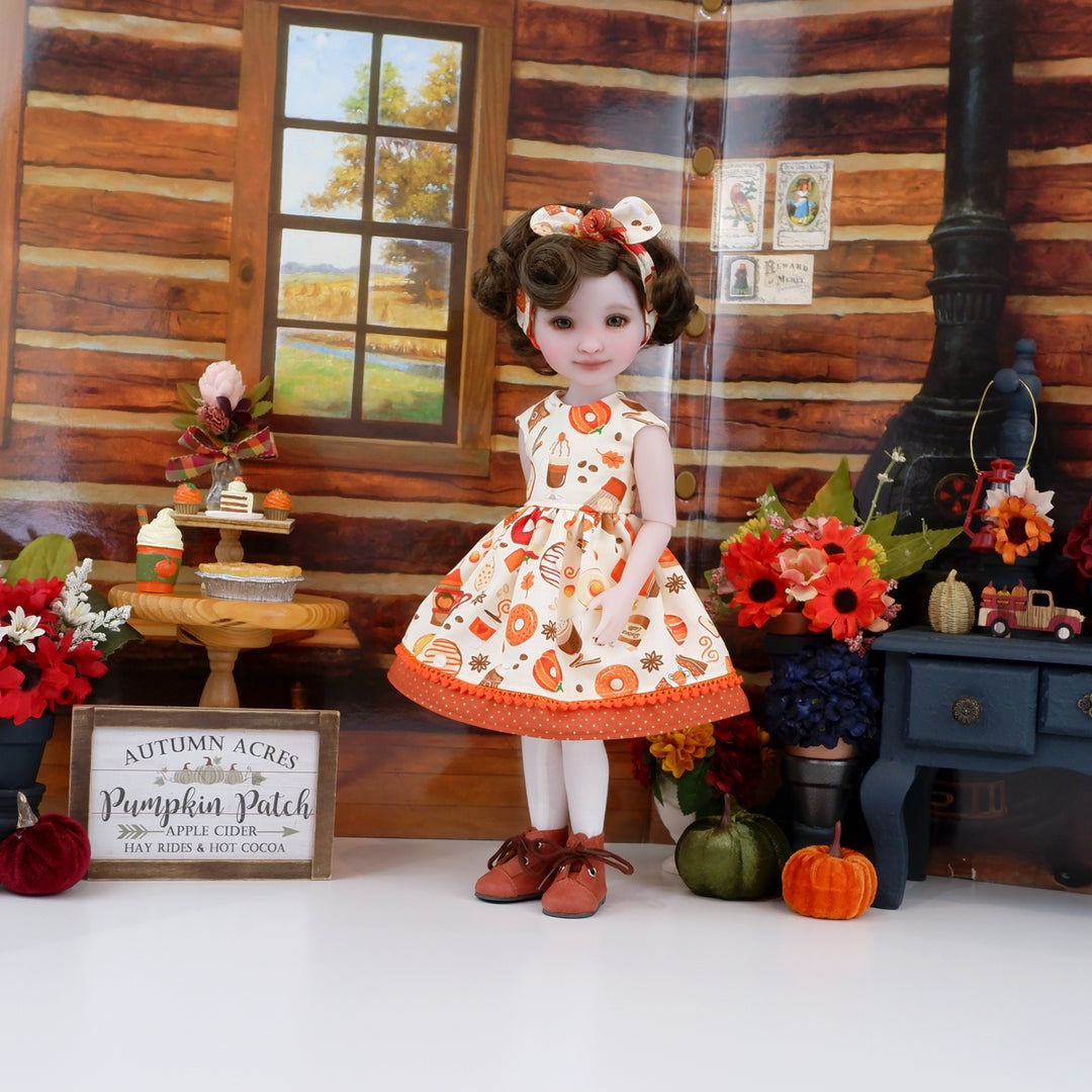 Fall Favorites - dress with boots for Ruby Red Fashion Friends doll