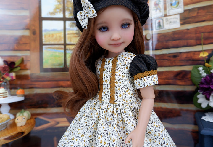 Fall Flowerlet - dress and shoes for Ruby Red Fashion Friends doll