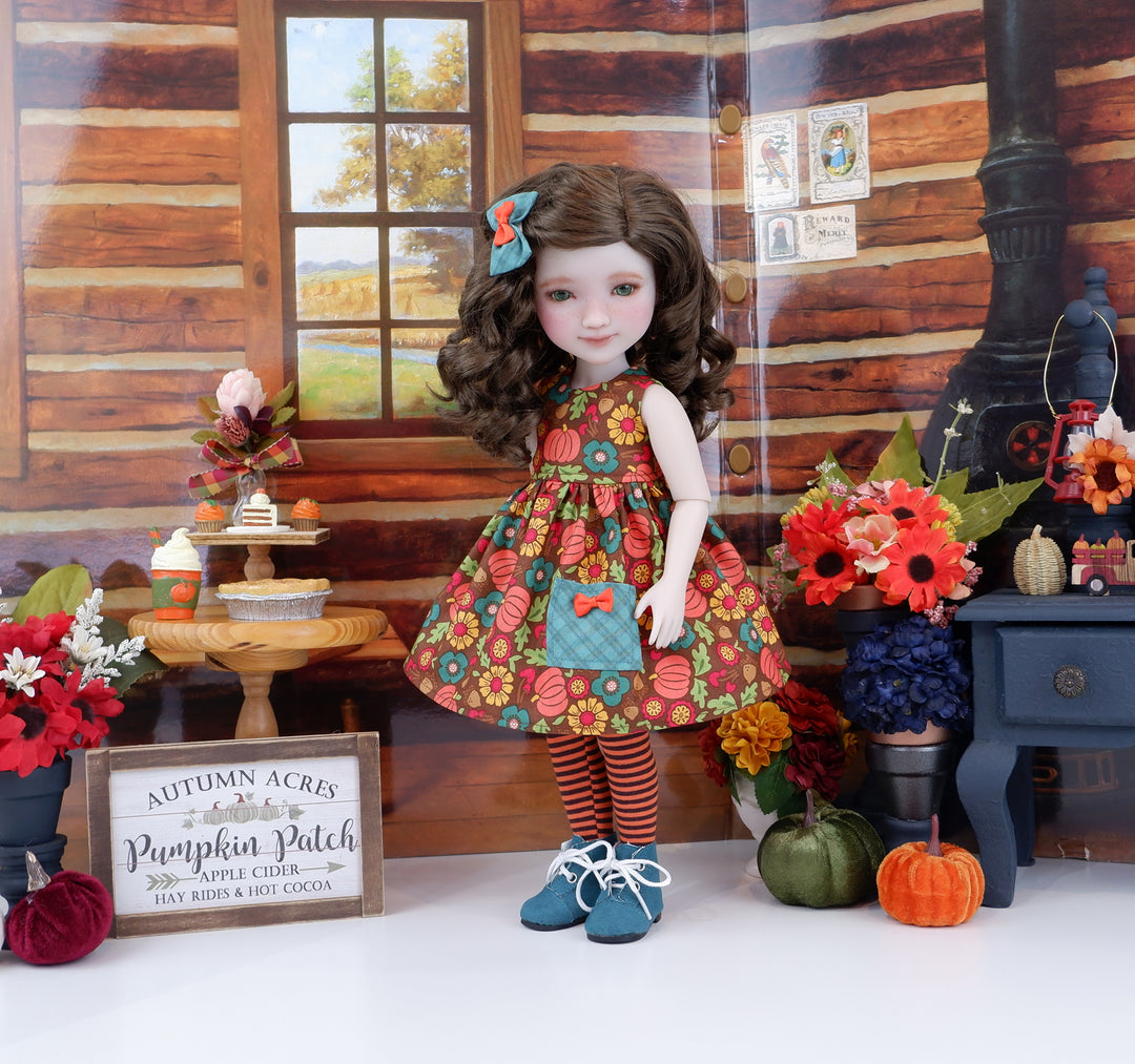 Fall Frolic - dress with boots for Ruby Red Fashion Friends doll