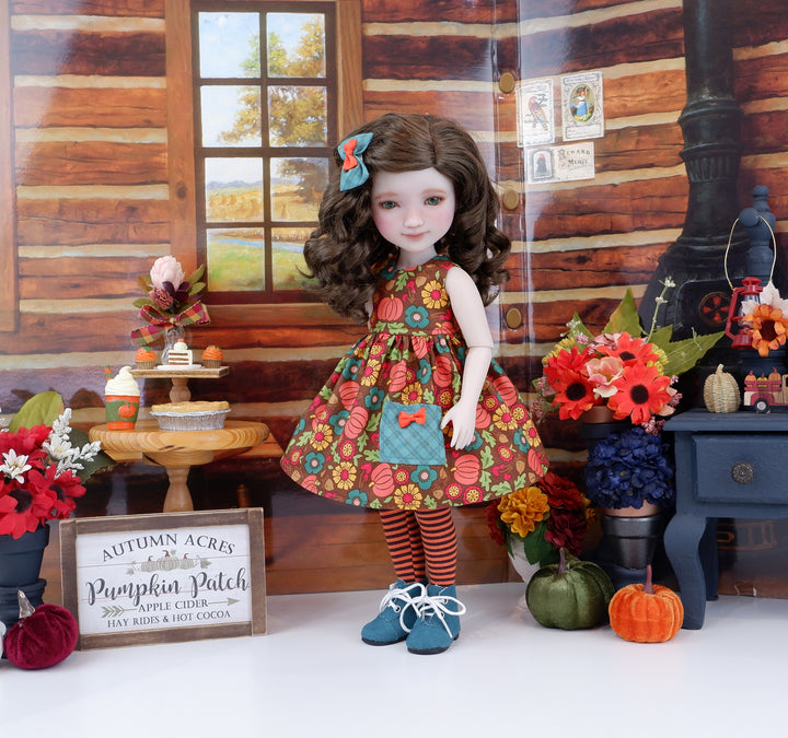 Fall Frolic - dress with boots for Ruby Red Fashion Friends doll