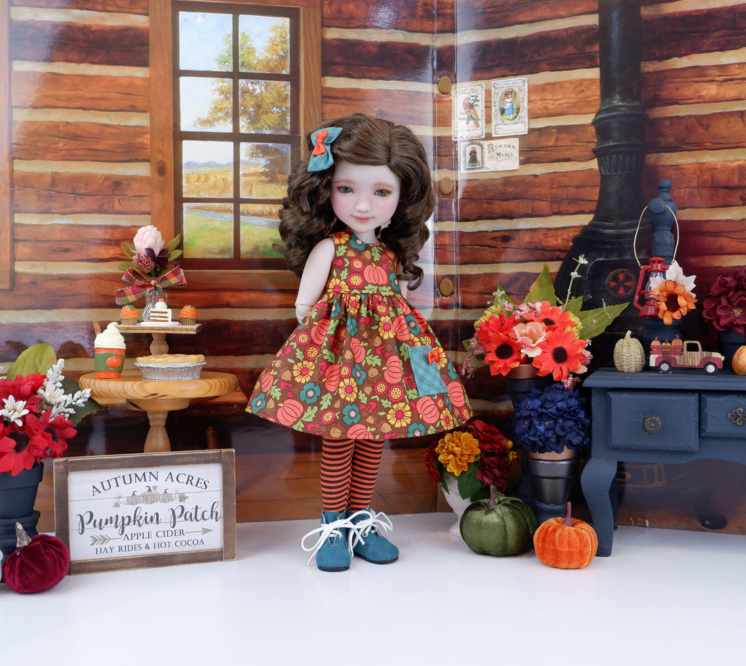 Fall Frolic - dress with boots for Ruby Red Fashion Friends doll