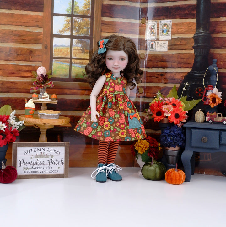 Fall Frolic - dress with boots for Ruby Red Fashion Friends doll