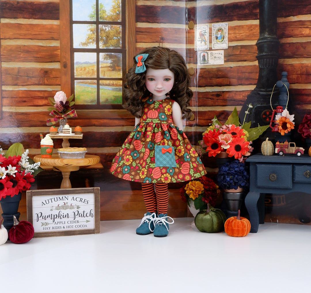Fall Frolic - dress with boots for Ruby Red Fashion Friends doll
