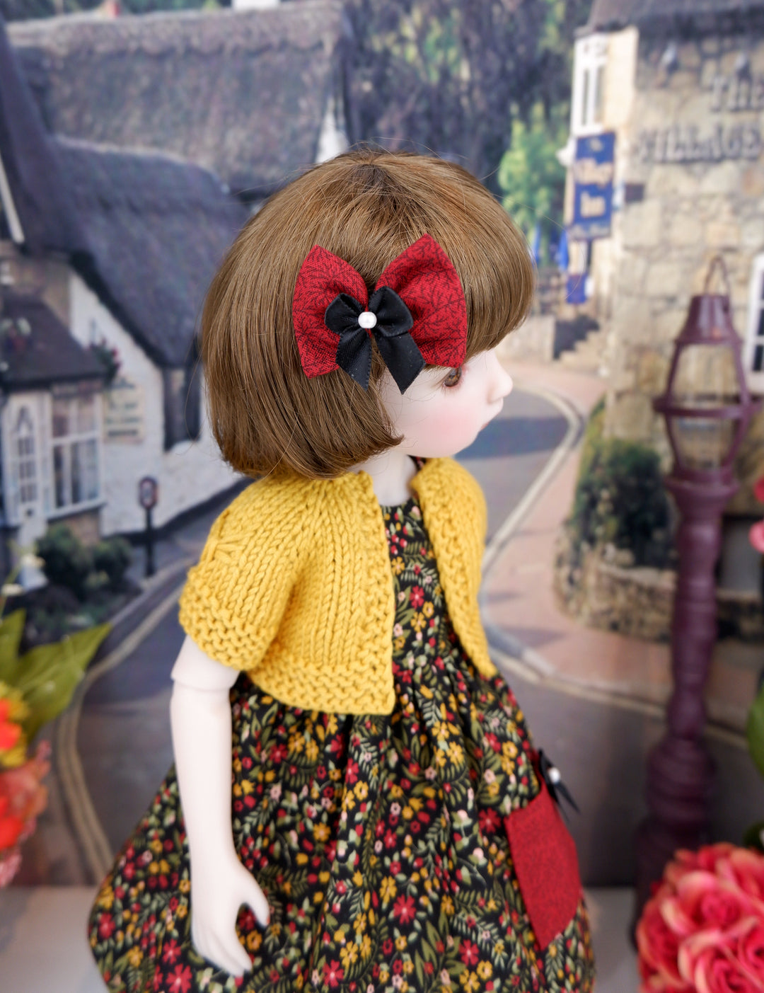 Fall Garden - dress with sweater & boots for Ruby Red Fashion Friends doll