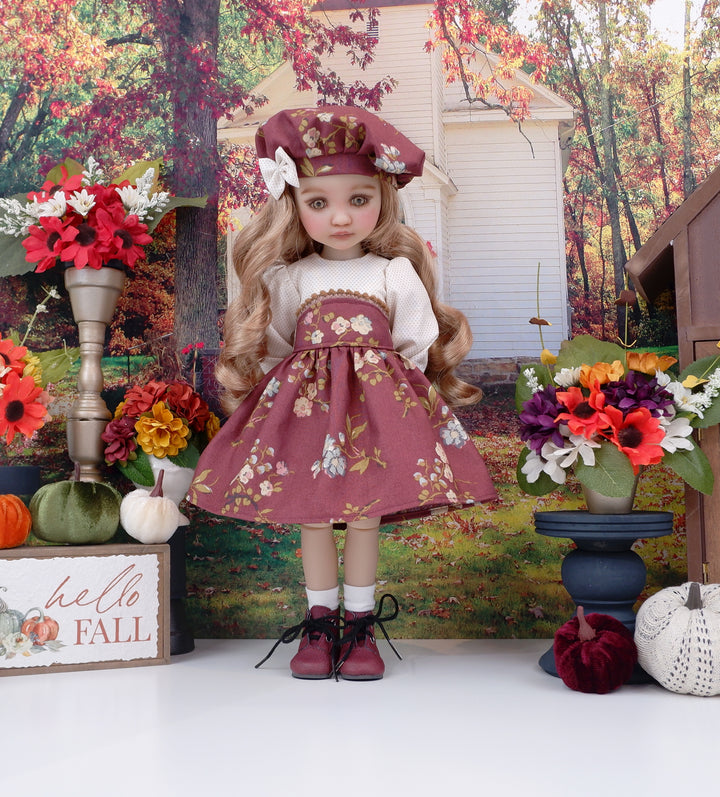 Fall Glory - dress with boots for Ruby Red Fashion Friends doll