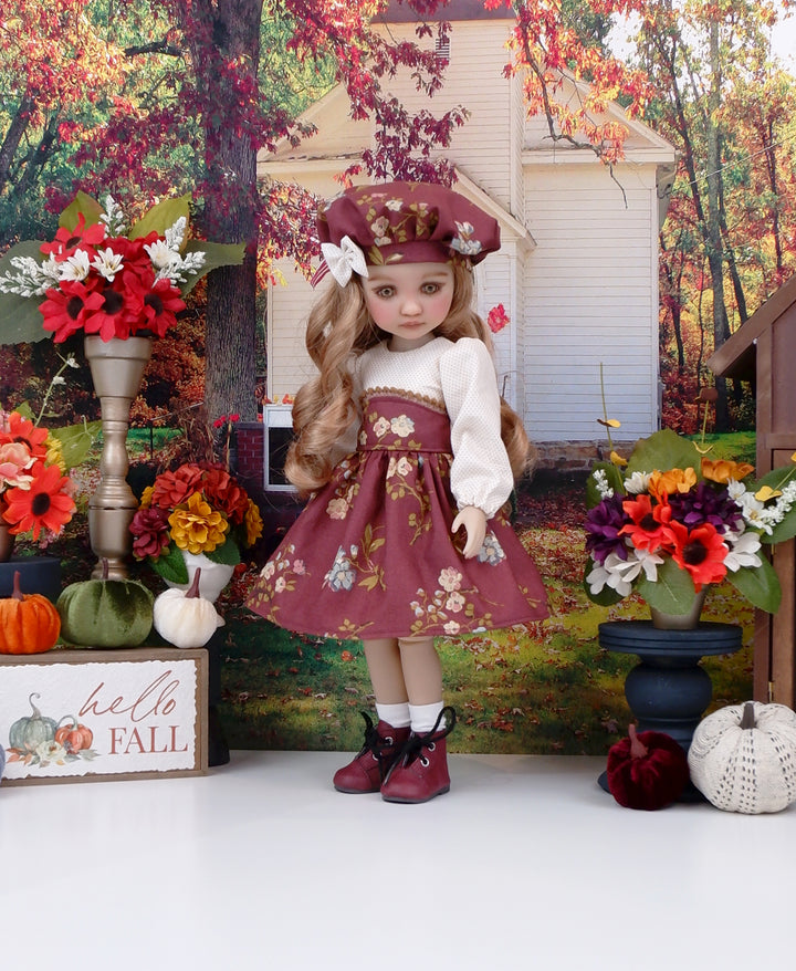 Fall Glory - dress with boots for Ruby Red Fashion Friends doll