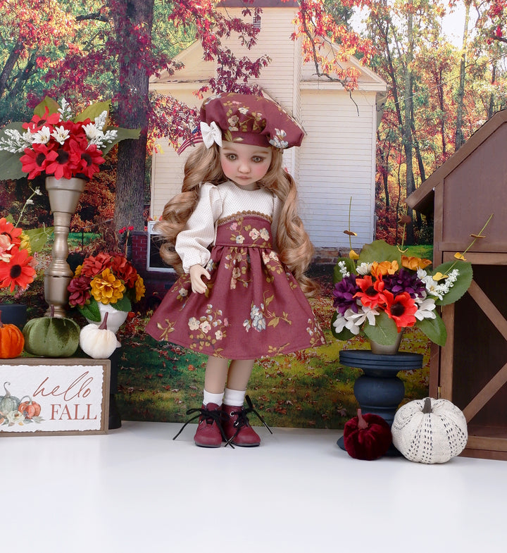 Fall Glory - dress with boots for Ruby Red Fashion Friends doll