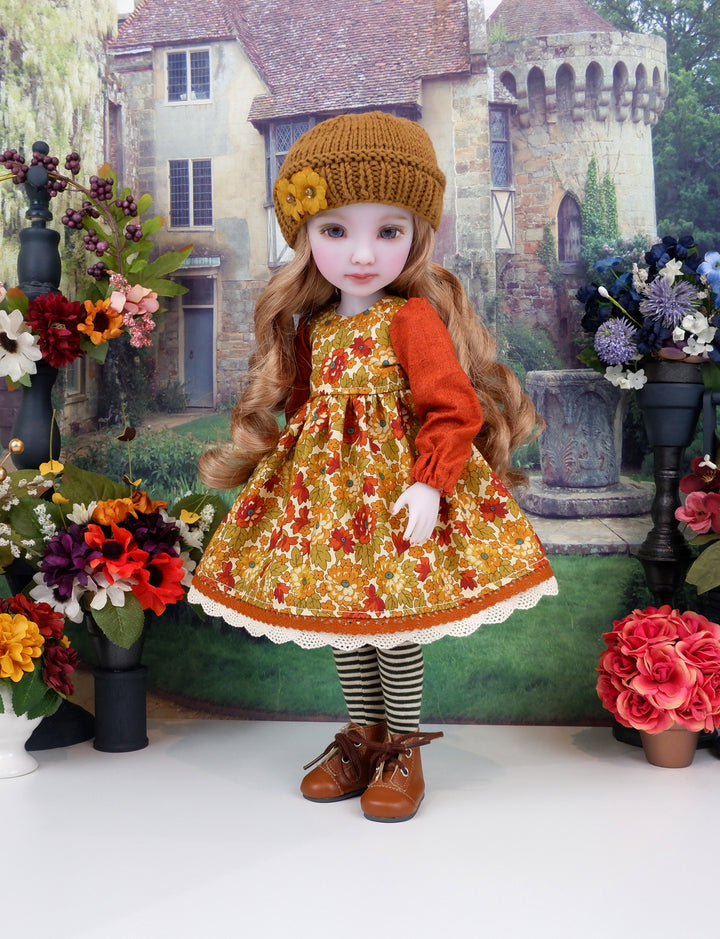 Fall Mums - dress with boots for Ruby Red Fashion Friends doll