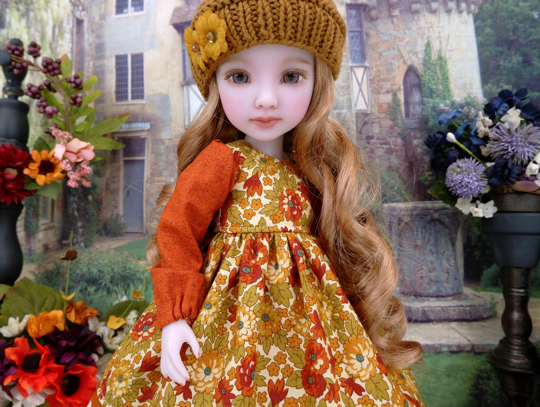 Fall Mums - dress with boots for Ruby Red Fashion Friends doll