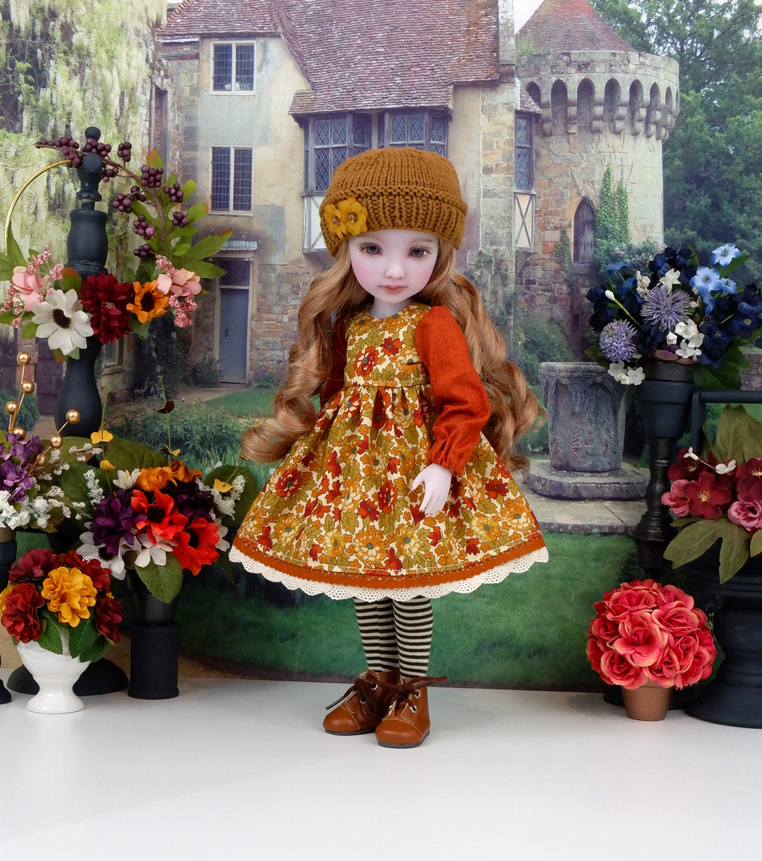 Fall Mums - dress with boots for Ruby Red Fashion Friends doll