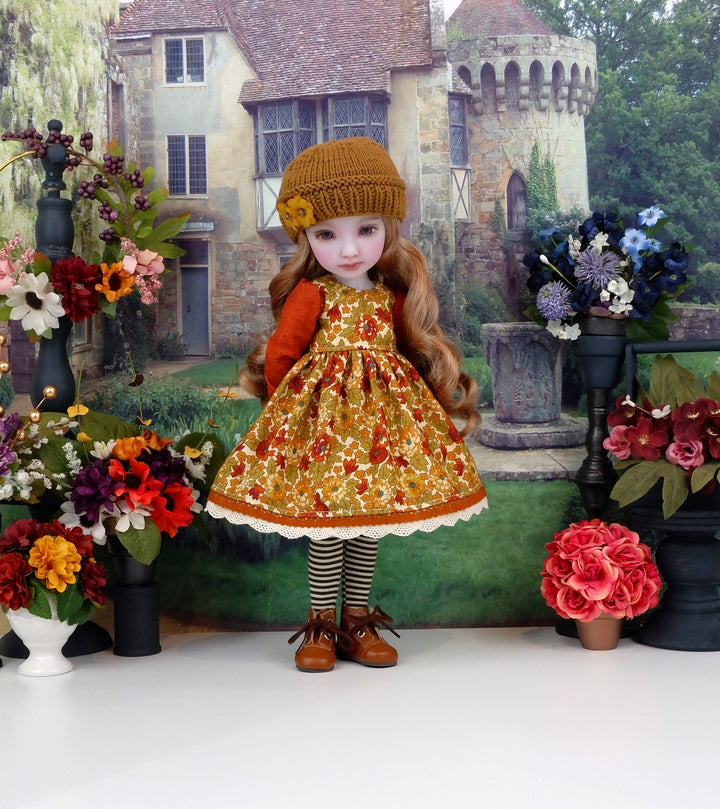 Fall Mums - dress with boots for Ruby Red Fashion Friends doll