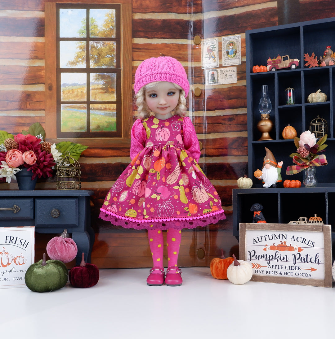 Fall Punch - dress with shoes for Ruby Red Fashion Friends doll
