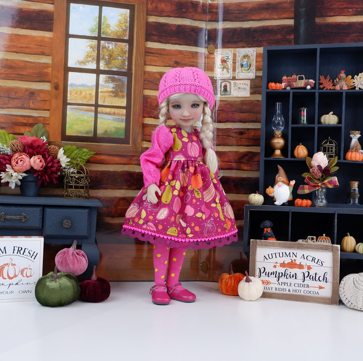 Fall Punch - dress with shoes for Ruby Red Fashion Friends doll