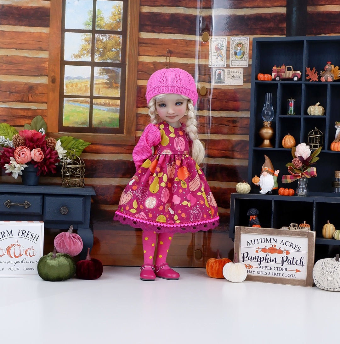 Fall Punch - dress with shoes for Ruby Red Fashion Friends doll