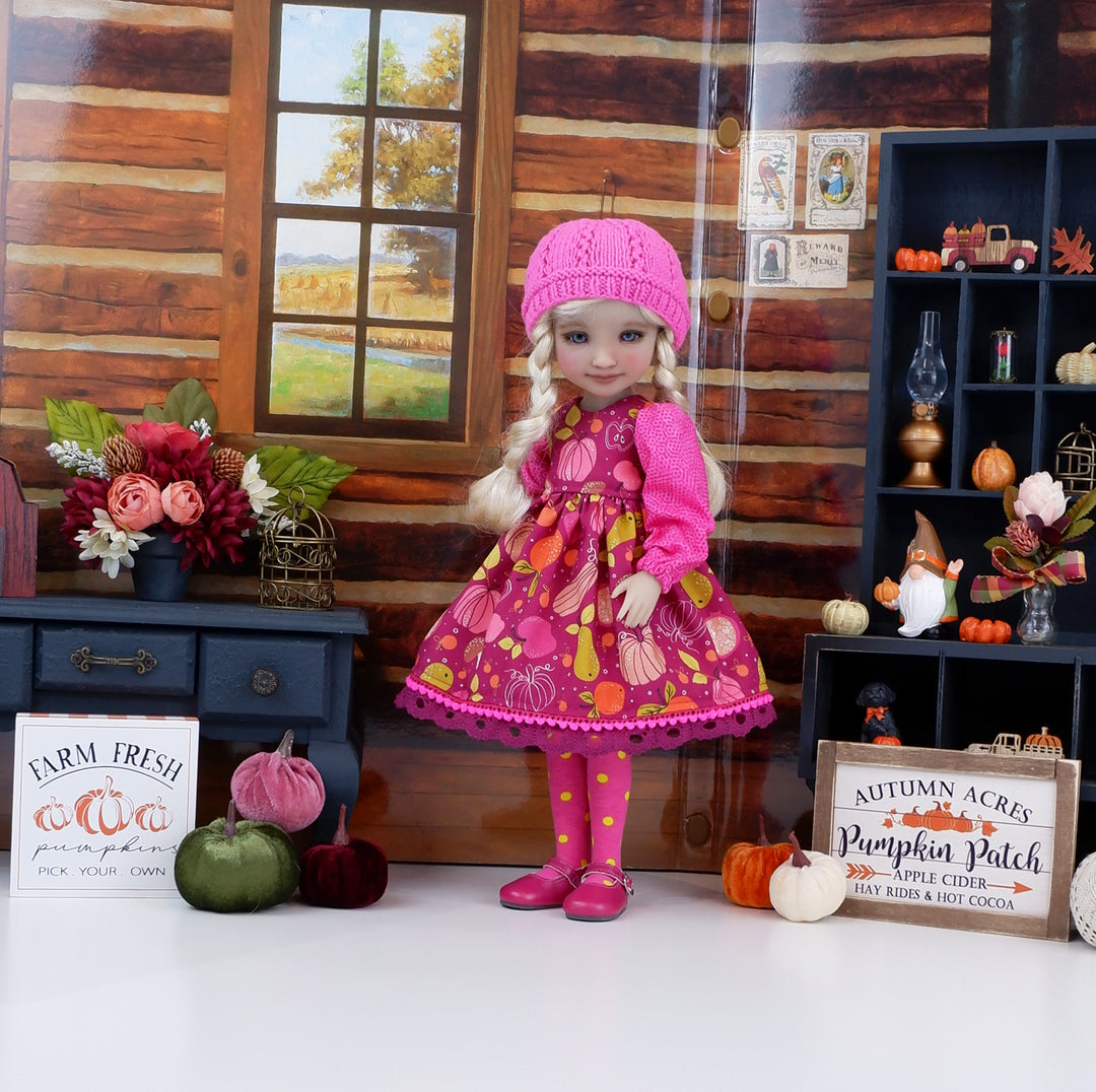 Fall Punch - dress with shoes for Ruby Red Fashion Friends doll