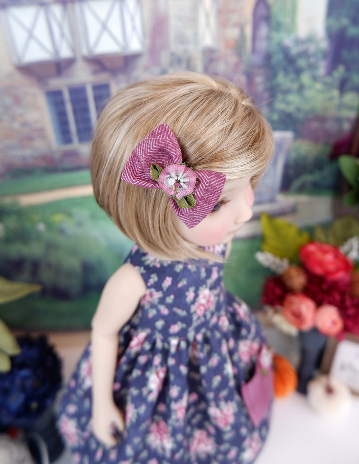 Fall Rose Blooms - dress with boots for Ruby Red Fashion Friends doll