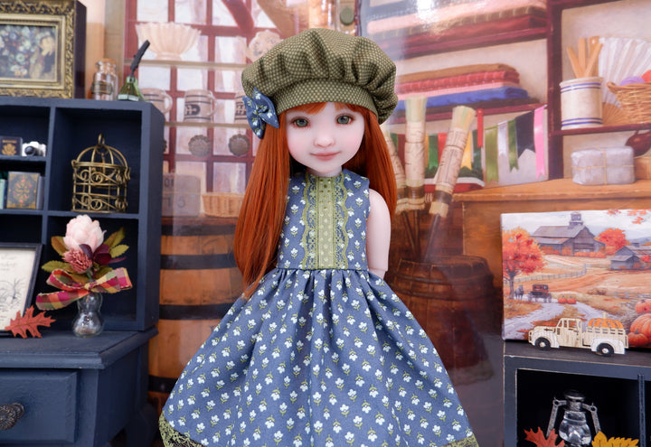 Farmers Market - dress and jacket with boots for Ruby Red Fashion Friends doll