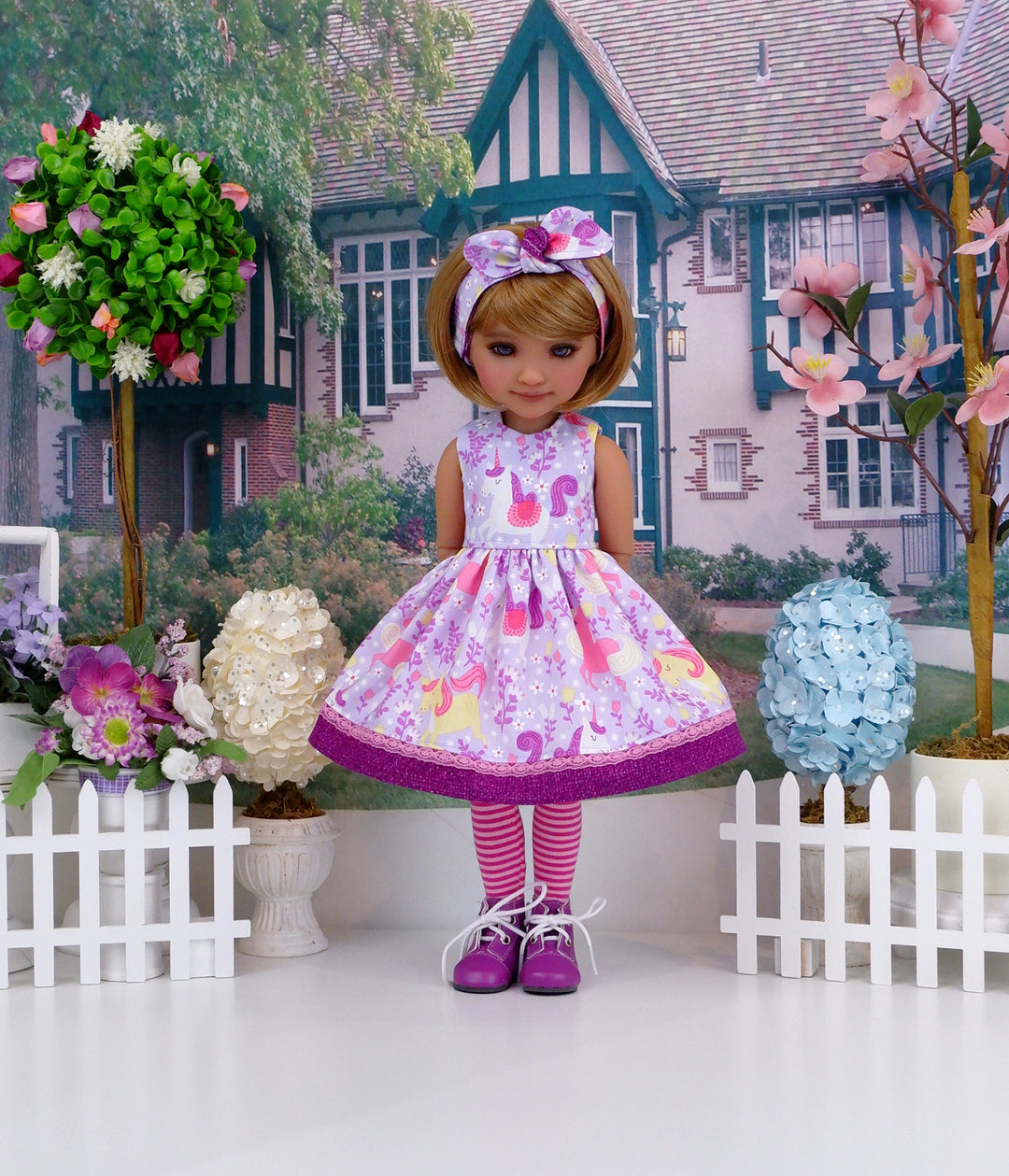 Favorite Unicorn - dress with boots for Ruby Red Fashion Friends doll