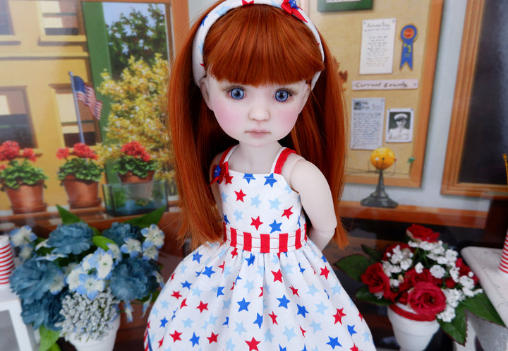 Field of Stars - dress with sandals for Ruby Red Fashion Friends doll