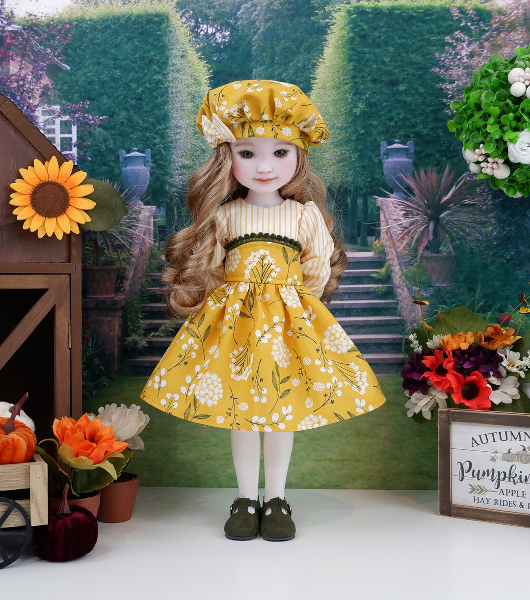 Field of Wishes - dress with shoes for Ruby Red Fashion Friends doll