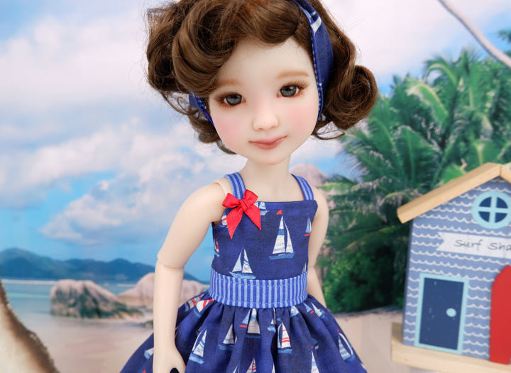 First Mate - dress with sandals for Ruby Red Fashion Friends doll