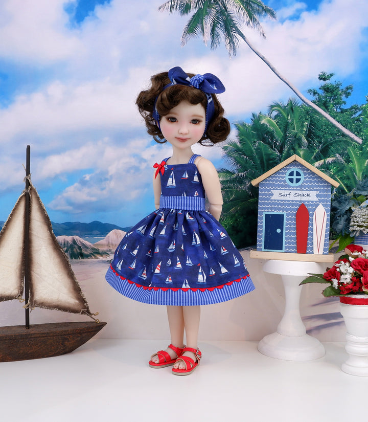 First Mate - dress with sandals for Ruby Red Fashion Friends doll