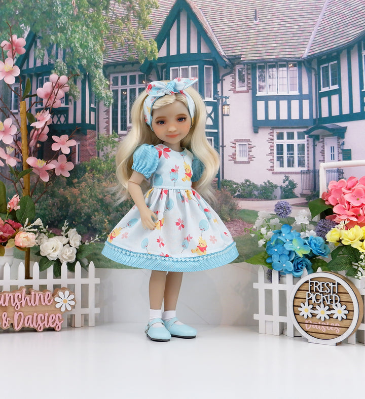 Float Away Pooh - dress and shoes for Ruby Red Fashion Friends doll