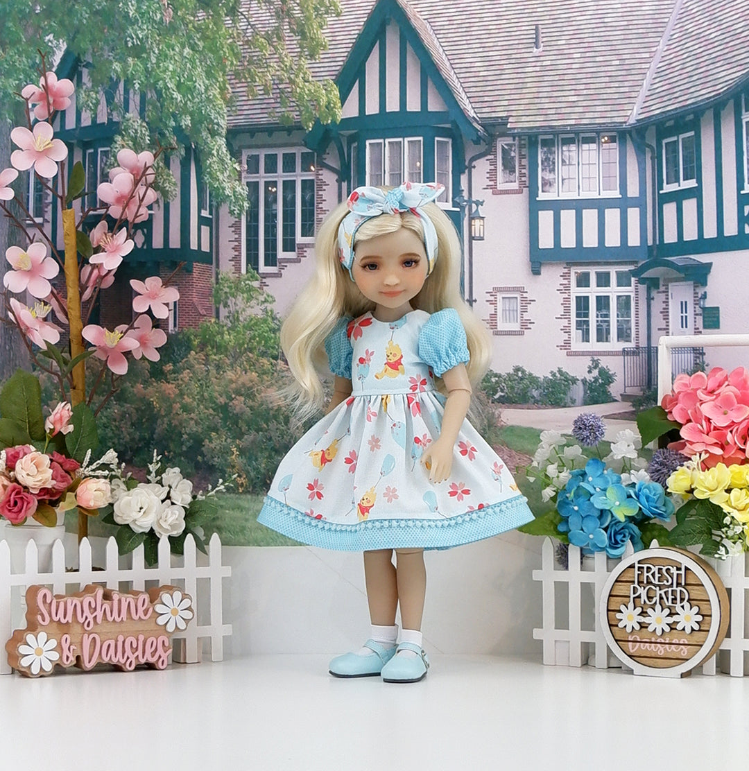 Float Away Pooh - dress and shoes for Ruby Red Fashion Friends doll