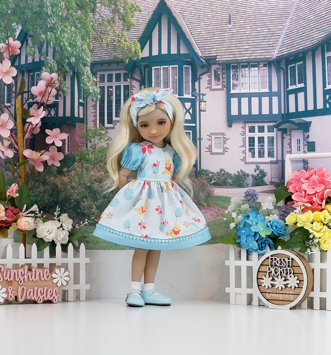Float Away Pooh - dress and shoes for Ruby Red Fashion Friends doll
