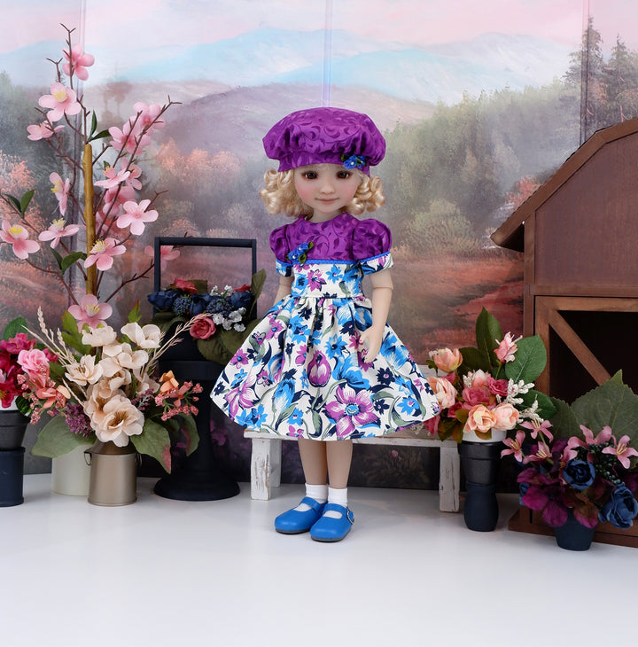 Floral Impressions - dress and shoes for Ruby Red Fashion Friends doll