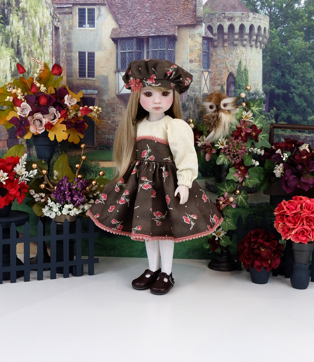 Flourishing Autumn - dress with shoes for Ruby Red Fashion Friends doll