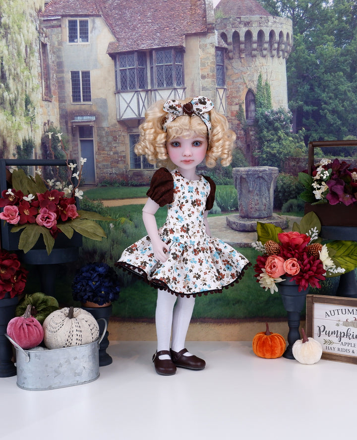 Flower Toss - dress with shoes for Ruby Red Fashion Friends doll