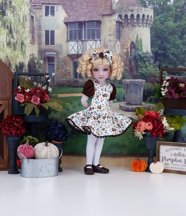 Flower Toss - dress with shoes for Ruby Red Fashion Friends doll