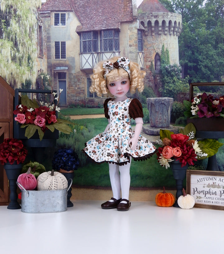 Flower Toss - dress with shoes for Ruby Red Fashion Friends doll