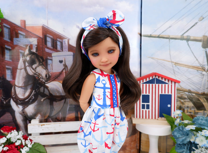 Following Seas - romper with boots for Ruby Red Fashion Friends doll