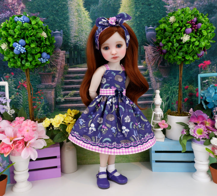 Forest Hedgehog - dress and shoes for Ruby Red Fashion Friends doll