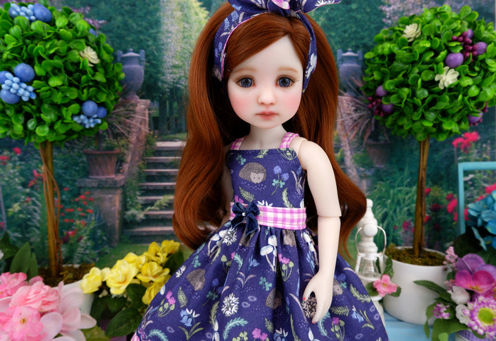 Forest Hedgehog - dress and shoes for Ruby Red Fashion Friends doll