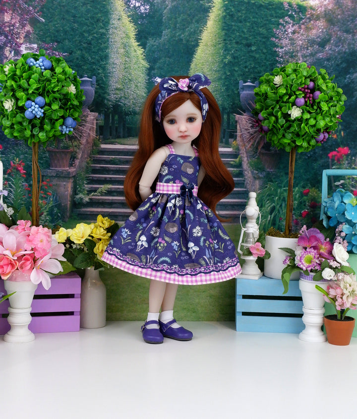 Forest Hedgehog - dress and shoes for Ruby Red Fashion Friends doll