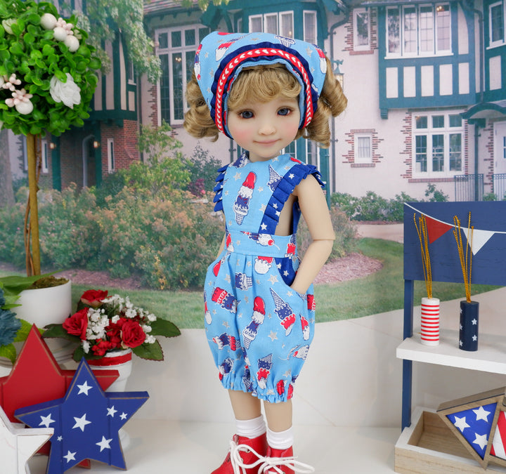 Freedom Cones - romper with boots for Ruby Red Fashion Friends doll