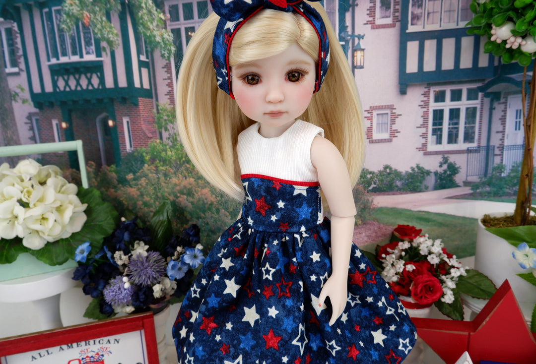 Freedom Stars - dress with shoes for Ruby Red Fashion Friends doll