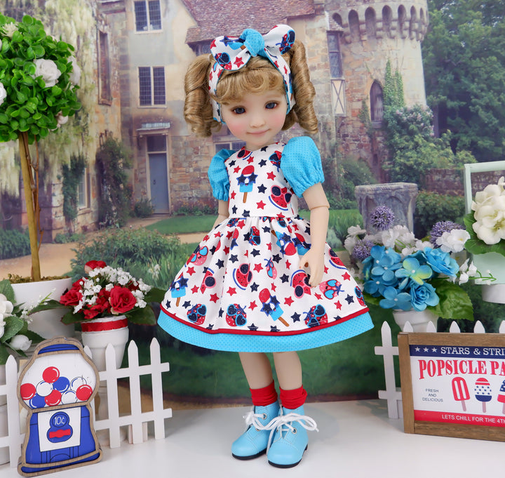 Freedom Treats - dress and boots for Ruby Red Fashion Friends doll