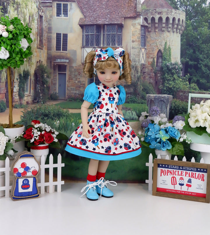 Freedom Treats - dress and boots for Ruby Red Fashion Friends doll