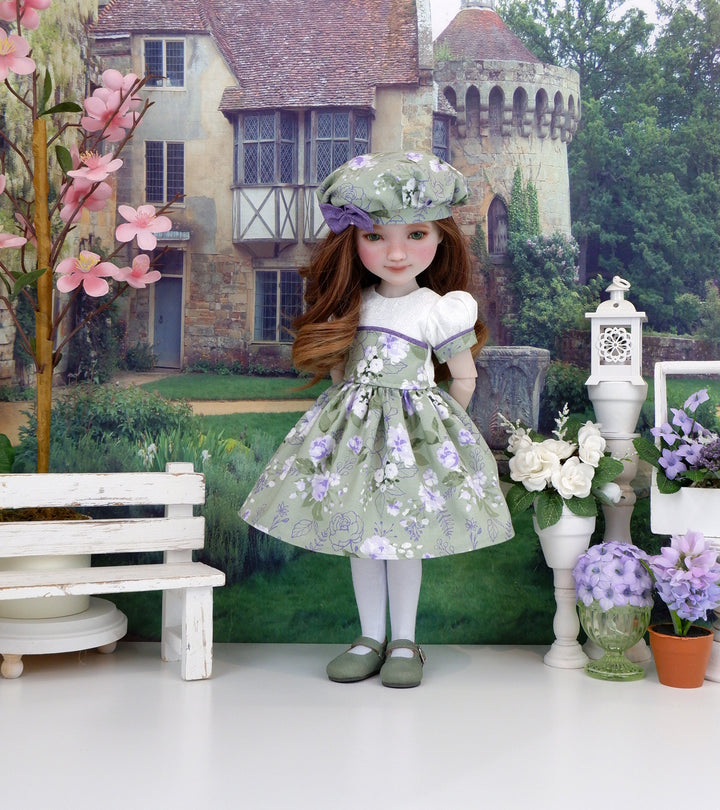 Fresh Bouquet - dress and shoes for Ruby Red Fashion Friends doll