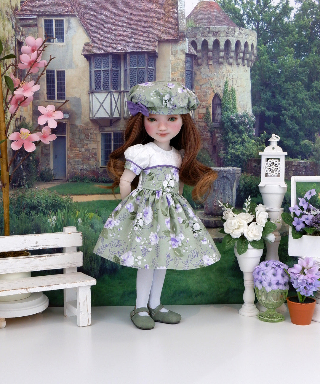 Fresh Bouquet - dress and shoes for Ruby Red Fashion Friends doll